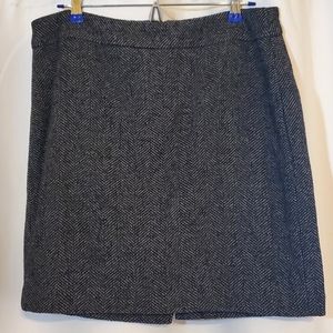 Banana Republic Herringbone Tweed Skirt